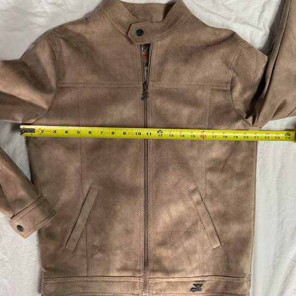 Faux Suede Men’s Medium Jacket by AG Milano - Picture 4 of 12
